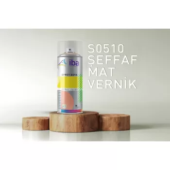 IBAVET S0510 SEFFAF MAT VERNIK SPREY 400 ML