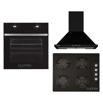 CUCINOX ANKASTRE SET SIYAH(ALA521B+GLS640+MFA605).