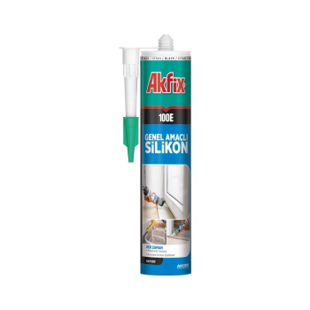 AKFIX SA041 100E GENEL AMACLI SILIKON 280ML SEFFAF