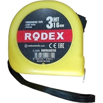 RODEX RHT0680316 3M*16MM  SERIT METRE 12PCS/BOX