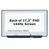 17.3 40Pin 144Hz FHD Ultra Slim (1920x1080) Slim Led NV173FHM-NX4 V8.0, B173HAN04.9 NV173FHM-N44 V3.1, N173HCE-G33 REV.C1 LP173WFG(SP)(B1) NV173FHM-N4A, B173HAN04.9 b173han04.7 NV173FHM-NX1 V8.0, b173han04.4 ne173fhm-nx1 Lcd Panel Ekran