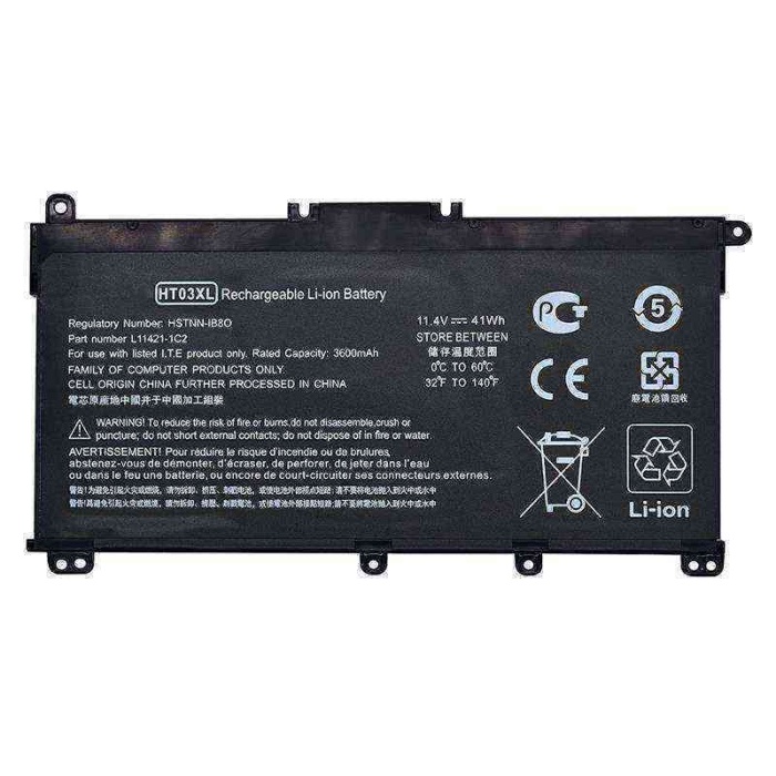 HP Pavilion HT03 HT03XL 14-cf, 14-ck, 14-cm 14q-cs, 14s-cf, 14s-cr 15-da, 15-db 15-dw 15q-ds, 15s-du, 15s-fq 17-by, 17-ca, 17t-by 14-ce, 15-cs, 15-cu 15-cw, 15t-cu, Pavilion x360 14-dh, x360 14m-dh, x360 14t-dh, x360 15-dq, x360 15t-dq Batarya