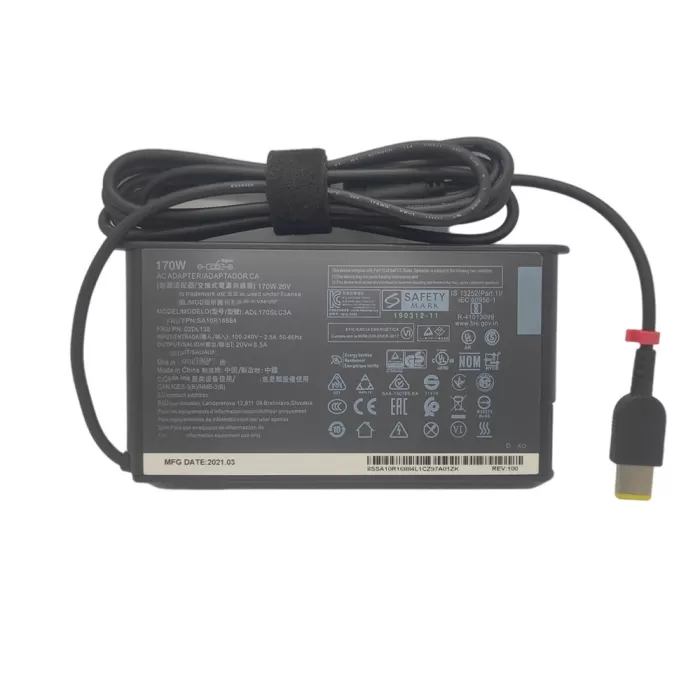 Orijinal 20V 8.5A 170W USB ADL170SLC3A AC adaptör şarj için Lenovo lejion 5 T440P P50 P51 W541 Y920 Y7000P-1060 NOTEBOOK ADATÖR