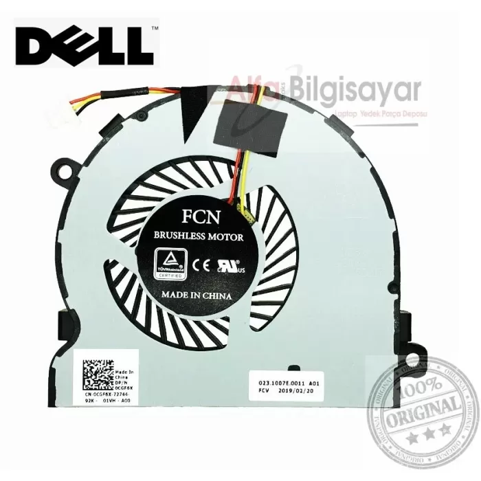 Dell Inspiron 15-3000 5000 3567, 5547, 5447, 5542, 5543, 5545, 5547, 5557, 5445, 5548 Uyumlu Cpu Soğutucu Fan