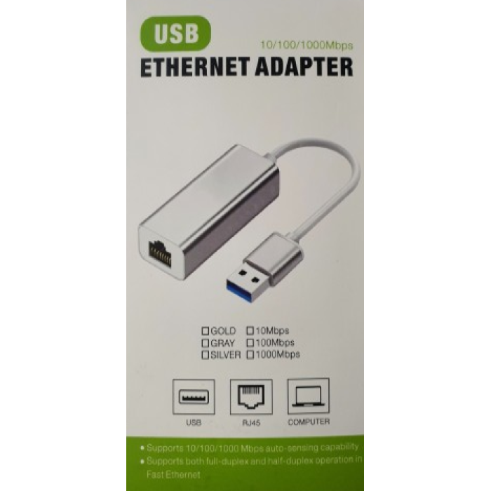 USB 2.0 ETHERNET LAN METAL KUTU