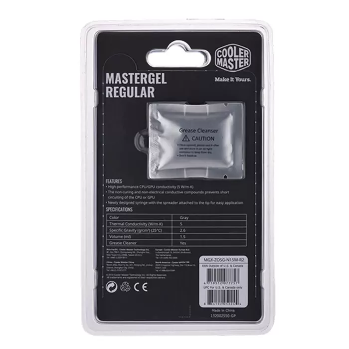 COOLER MASTER MASTERGEL REGULER 5W/m-K THERMAL MACUN