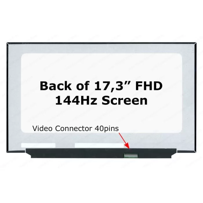 17.3 40Pin 144Hz FHD Ultra Slim (1920x1080) Slim Led NV173FHM-NX4 V8.0, B173HAN04.9 NV173FHM-N44 V3.1, N173HCE-G33 REV.C1 LP173WFG(SP)(B1) NV173FHM-N4A, B173HAN04.9 b173han04.7 NV173FHM-NX1 V8.0, b173han04.4 ne173fhm-nx1 Lcd Panel Ekran