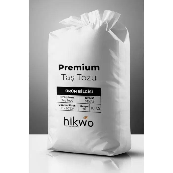 Premium Taş Tozu - Hobi Harcı - Taş Tozu 10 KG Beyaz