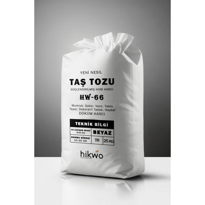 HW-66 Ultra Güçlü Yeni Nesil Hobi Harcı – Taş Tozu – Hobi Alçısı 25 KG