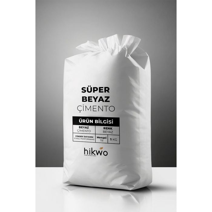 HW – Süper Beyaz Çimento Ultra Güçlendirilmiş Etkili – Beyaz Çimento – 1 KG