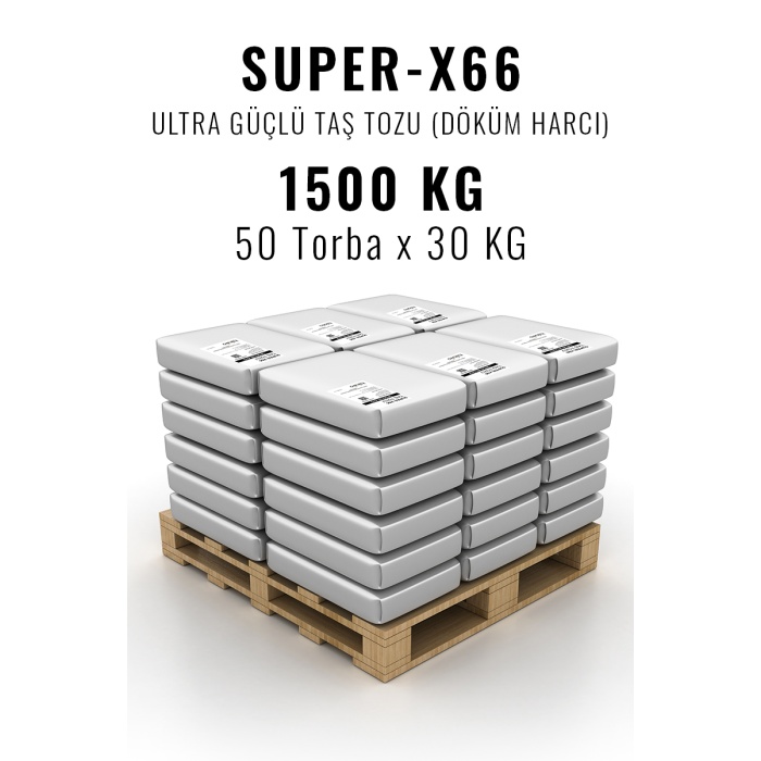 Ultra Sert SUPER-X66 Hobi Harcı – Taş Tozu – Hobi Alçısı 1500 KG