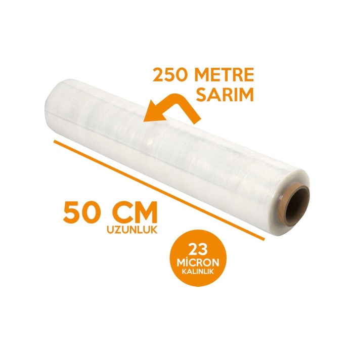 23 Mic 250 Metre  Streç Film Paketleme Streçi