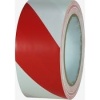 YER İŞARETLEME BANDI PVC  50MM X 30M KIRMIZI BEYAZ RENK