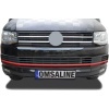 VW T6 Transporter Kırmızı Krom Ön Tampon Çıtası Comfortline & Highline 3 Parça 2015 ve Sonrası