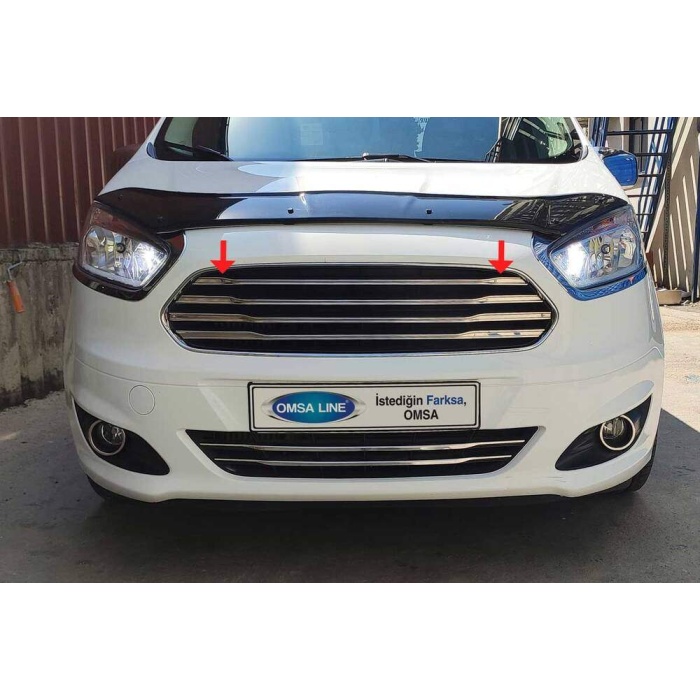 Bomag Ford Courier Krom Ön Panjur 4 Parça 2014-2017 Arası