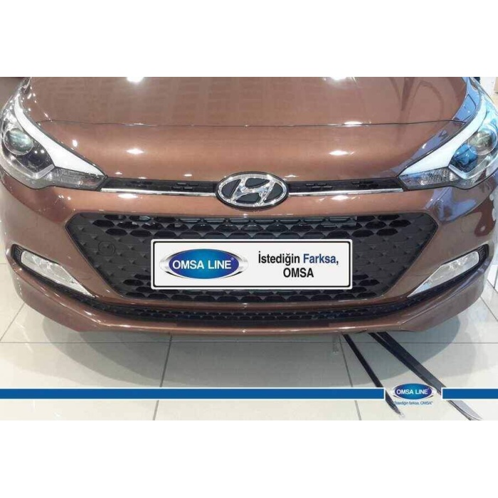 Hyundai İ20 Krom Ön Panjur 2 Parça  2014 -2018 Arası