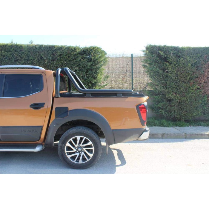 Nissan Navara Kobra Roll Bar Çap:60 Siyah 2016 ve Sonrası