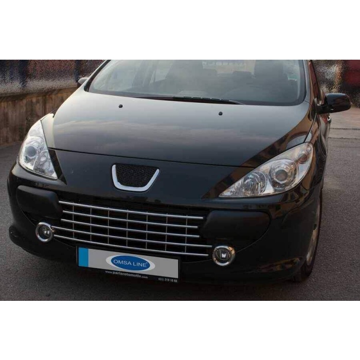 Peugeot 307 HB  Krom Ön Tampon Koruma 2006-2008 Arası