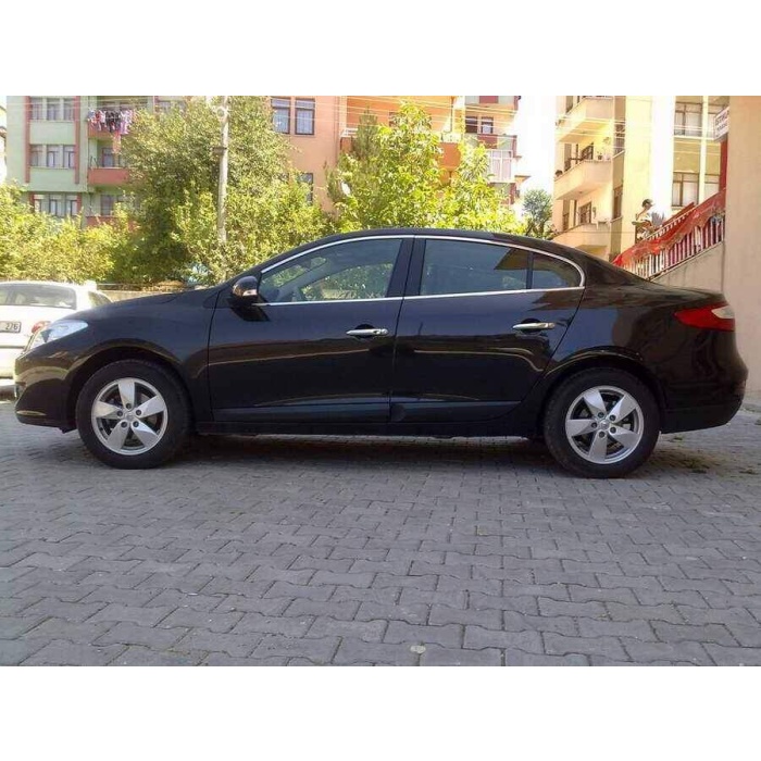 Renault Fluence Krom Cam Çıtası 4 Parça 2010 ve Sonrası