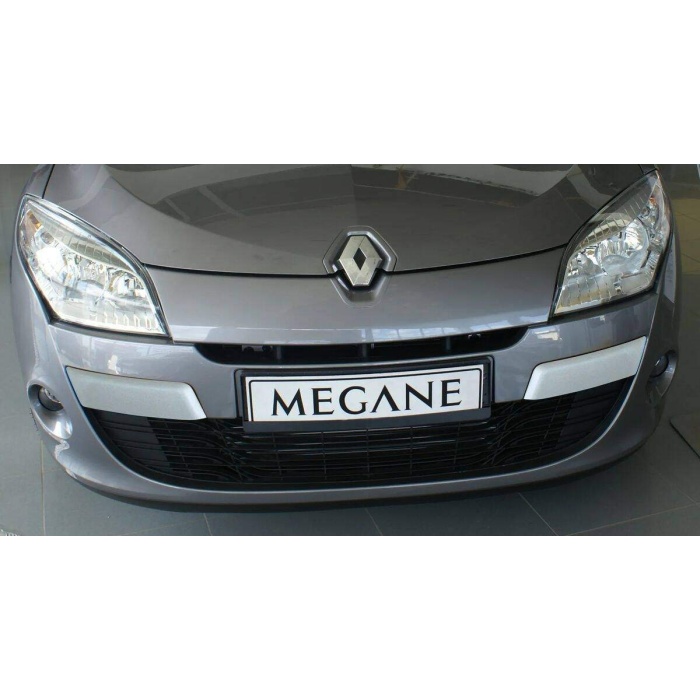 Renault Megane 3 Krom Ön Tampon Kaşı 4 Parça 2010-2012 Arası