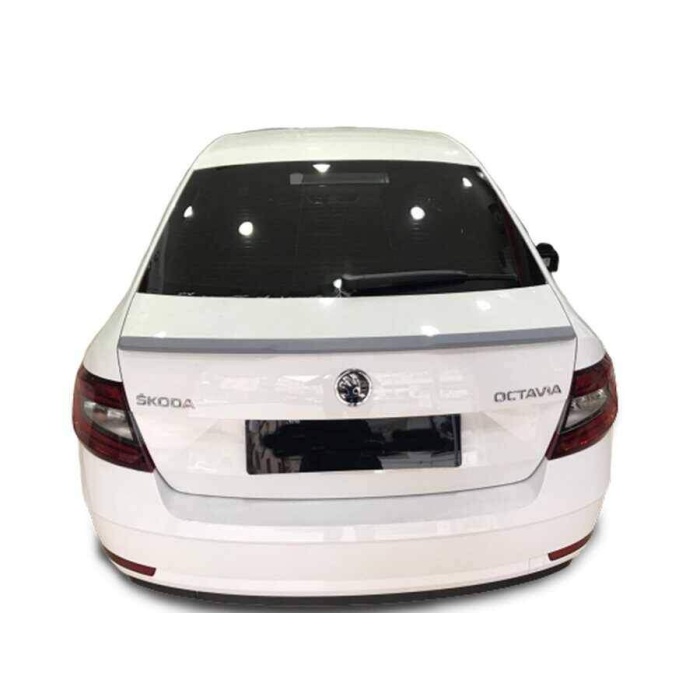 Skoda Octavia 3 (A7) Bagaj Üstü Anatomik Plastik Spoiler (Boyasız) 2013 ve Sonrası