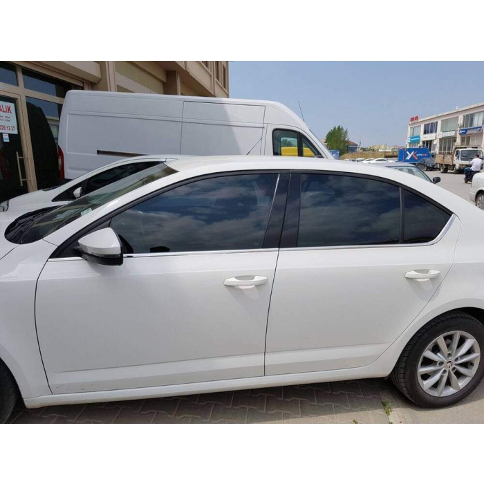 Skoda Octavia 3 A7 Krom Cam Çıtası 6 Parça 2013 ve Sonrası