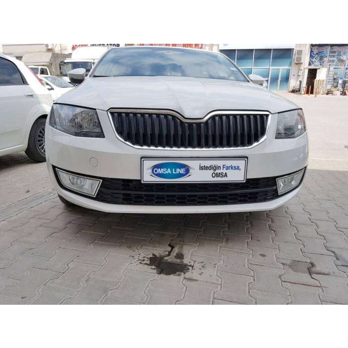 Skoda Octavia 3 A Krom Sis Farı Çerçevesi 2 Parça 2013-2016 Arası