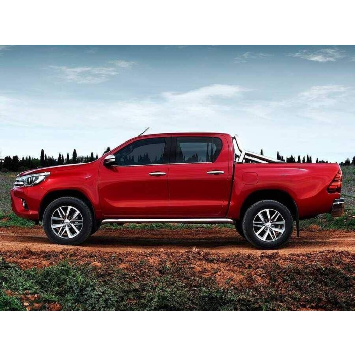 Toyota Hilux Krom Cam Çıtası 4 Parça 2015 ve Sonrası