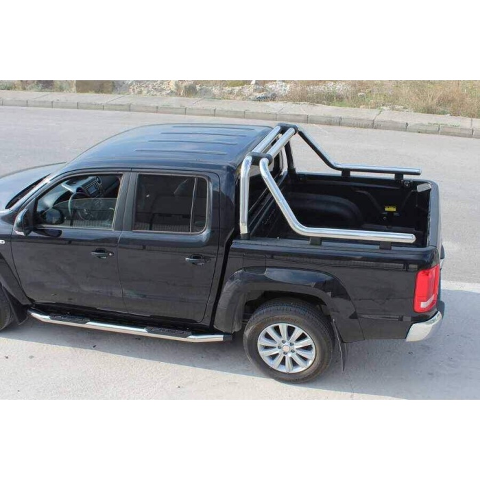 VW Amarok Kobra Roll Bar Çap:76 Krom 2010 ve Sonrası