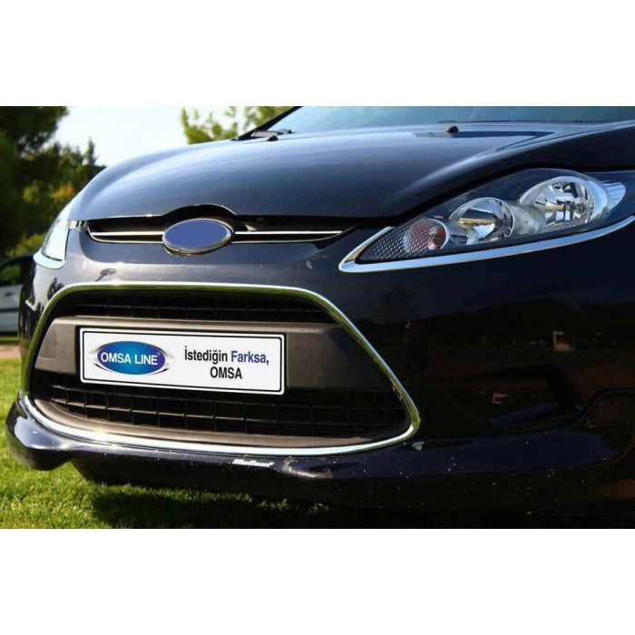 Ford Fiesta Krom Ön Panjur 2 Parça 2009-2013 Arası