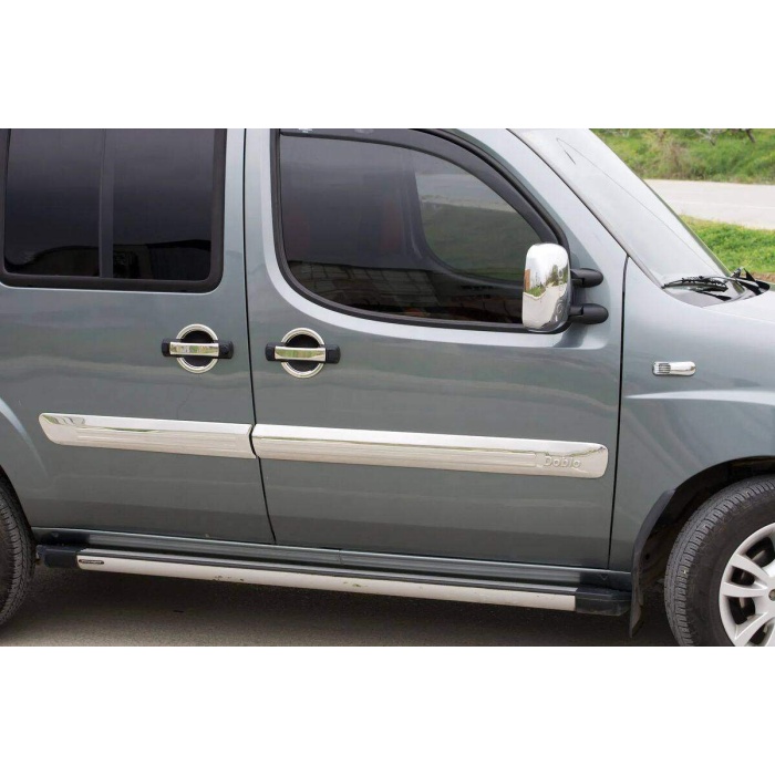 Fiat Doblo Krom Yan Kapı Çıtası 4 Parça Geniş Model 2006-2010 Arası