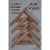 Raf Ayağı, Gürgen Ahşap (4 ADET) (NATURAL)