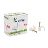 KROŞE 4 NUMARA ÇELİK ÇİVİLİ 8 MM (2*4 ANTİGRON KABLOLAR İÇİN) 100LÜ POŞET KARYA (K0)