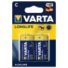 VARTA LONGLIFE POWER ALKALİN ORTA BOY C PİL 2Lİ PAKET FİYAT (K0)