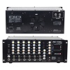 MAGICVOICE MV-300EU-TR 300 WATT 6 MİK. GİRİŞLİ USB*BT-TRAFOLU MIXER KÜP ANFİ (K0)