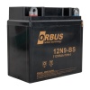 ORBUS 12N9-BS 12 V 9 AH ASİT İÇİNDE KARBON MOTOSİKLET AKÜSÜ (K0)