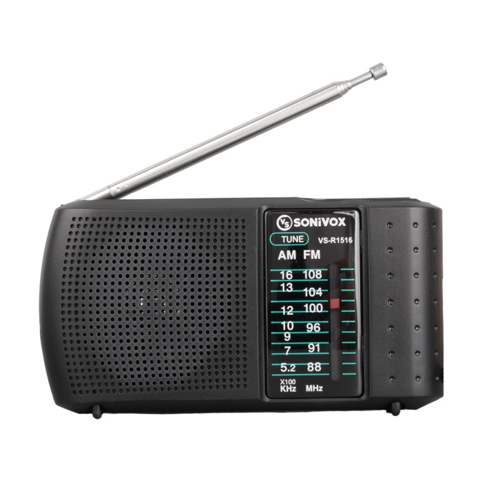 SİYAH RENK ANALOG RADYO VS-R1516 (K0)