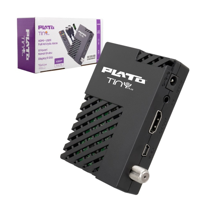 PLATO TINY PLUS TEK USBLİ WIFI DESTEKLİ HD UYDU ALICISI (K0)