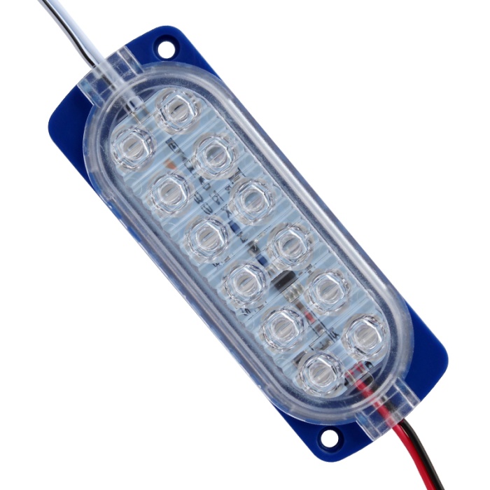 PARLAK YANIP SÖNEN MAVİ MODÜL LED 2835 24 VOLT 1.2 WATT (K0)