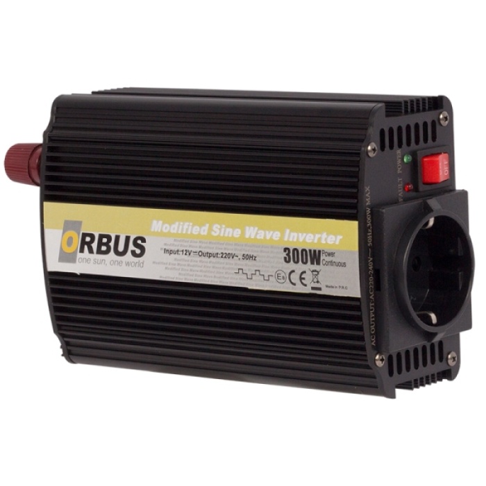 ORBUS 12 VOLT - 300 WATT MODIFIED SINUS INVERTER (K0)