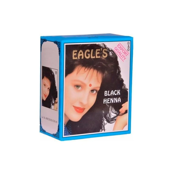 Eagles Orijinal Hint Kınası Saç Boyası Siyah - Black Henna