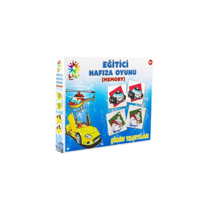 Laço Puzzle Lc023 Eğitici Hafıza Oyunu Sevimli Taşıtlar