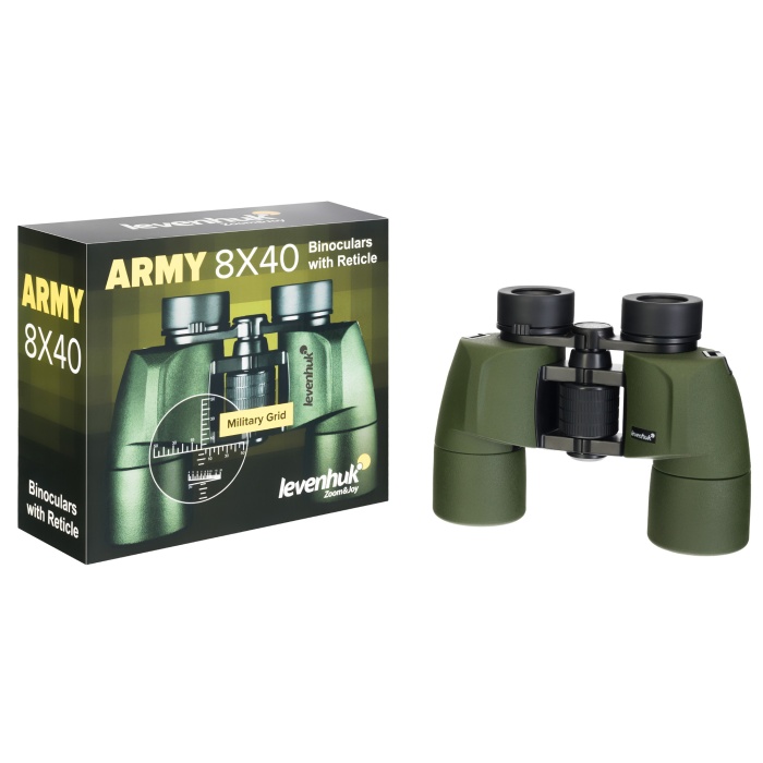 Levenhuk Army 8x40 Artıkıllı Binoküler Dürbün (K0)