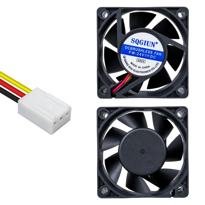 IC-216A FIRÇASIZ DC FAN 60X60X25MM 24 VOLT 3 PİN (K0)