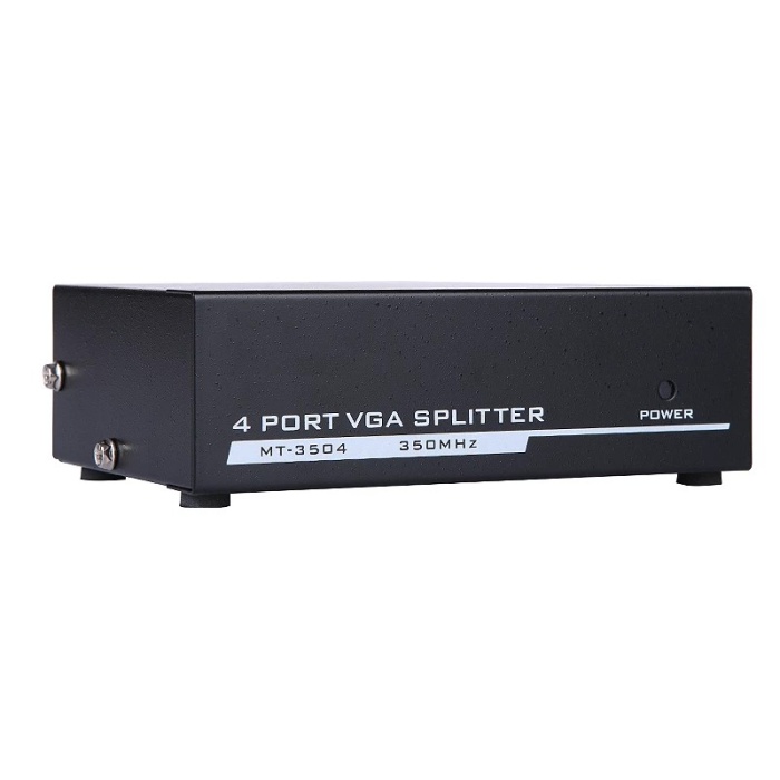 4 PORT 250 MHZ MONİTÖR ÇOKLAYICI VGA SPLITTER DAĞITICI (81) (K0)