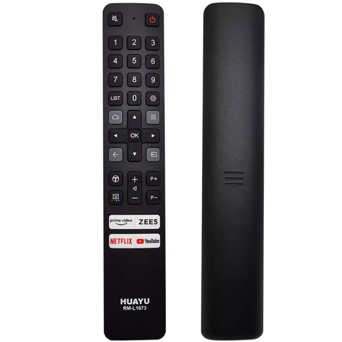 HUAYU KL RM-L1673 NETFLIX-PRIME VIDEO-ZEE5-YOUTUBE TUŞLU TCL LCD-LED TV KUMANDASI (K0)