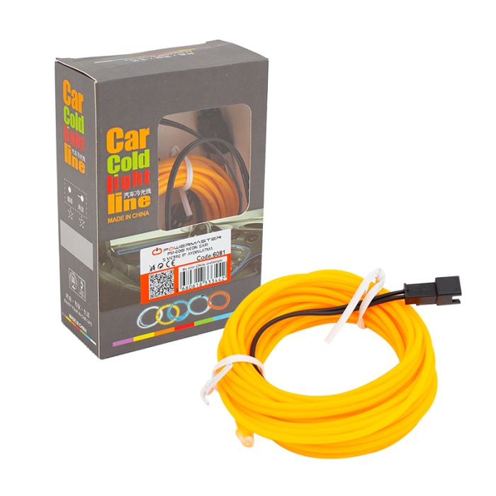 PM-6081 NEON SARI 5 METRE İP AYDINLATMA (5 VOLT USB ADAPTÖRLÜ)