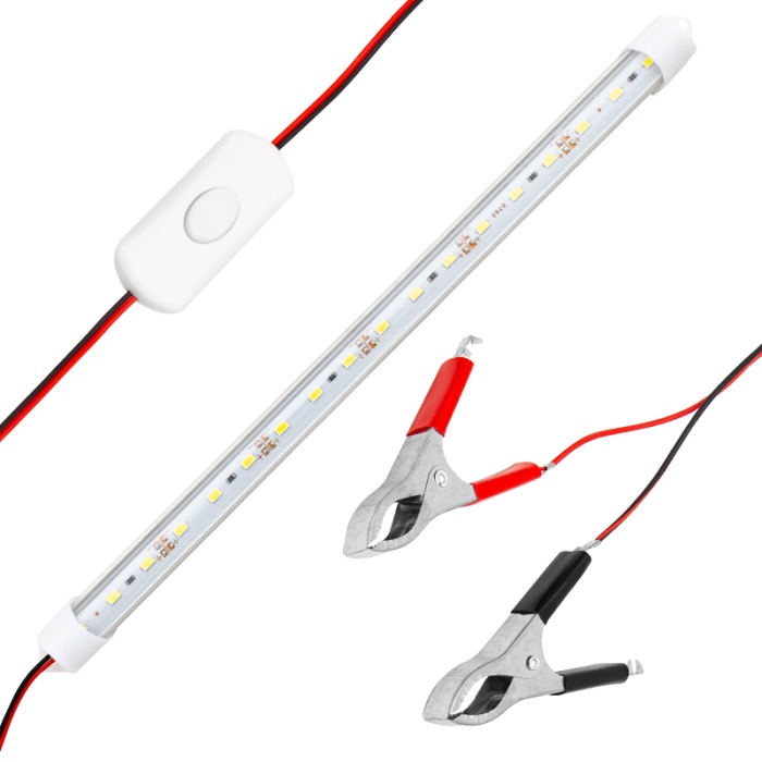 30 CM AKÜ MAŞALI 12 VOLT - 5 WATT T8 LED AMPUL