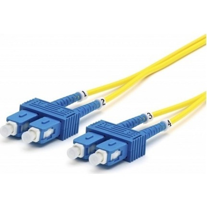 SC - SC FIBER PATCH KABLO SM - 1 MT