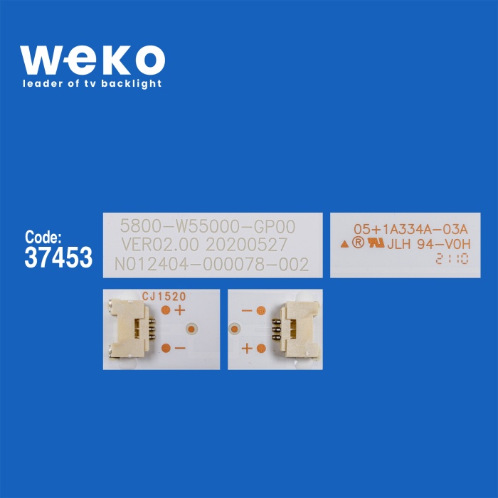 6790 37453X5 5800-W55000-GP00 VER02.00 20200527 5 ADET LED BAR